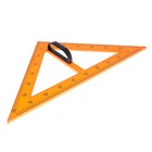 Треугольник для школьной доски, с держателем, прямоугольный, 45° - фото 8290421