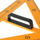 Треугольник для школьной доски, с держателем, прямоугольный, 45° - Фото 3