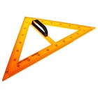 Набор для школьной доски, 5 предметов: 2 треугольника, 1 транспортир, 1 циркуль, 1 линейка - Фото 3