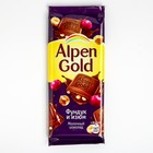 Шоколад Альпен Голд  фундук и изюм, 90 г - Фото 1