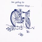 Комплект женский Прогулка №3 8.617, велосипеды на синем, рост 164 см, р-р 50 (100) - Фото 4