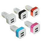 Автомобильное зарядное устройство LuazON LZZ-30, 2 USB, 2.1/1А, МИКС - Фото 4