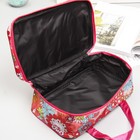 Косметичка-сумочка, отдел на молнии, 5 наружных карманов, цвет розовый - Фото 3