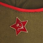 Карнавальный костюм детский, для девочки «Военный», платье, ремень, пилотка, р-р 68, рост 134 см - Фото 5