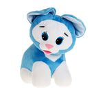Мягкая игрушка «Котёнок», цвет голубой - Фото 1