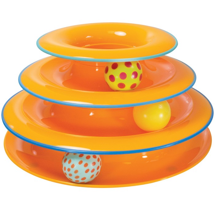 Игрушка Petstages "Трек" для кошек  3 этажа - Фото 1