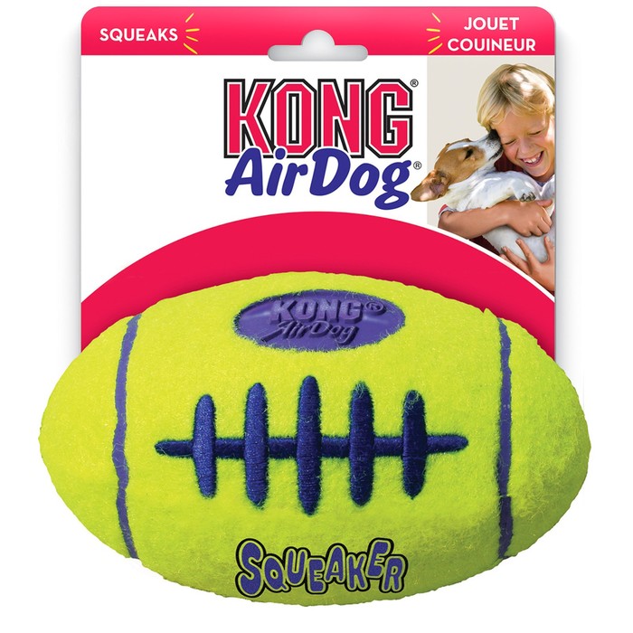 Игрушка Kong  Air "Регби" для собак, большая, 19 см - Фото 1