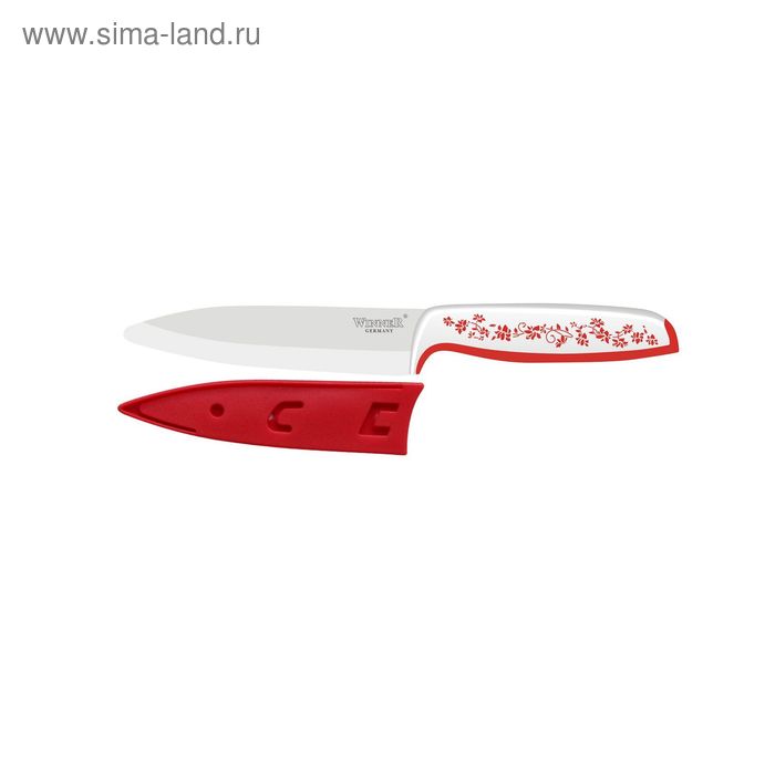 Нож универсальный в ножнах, цвет МИКС, 25 см - Фото 1