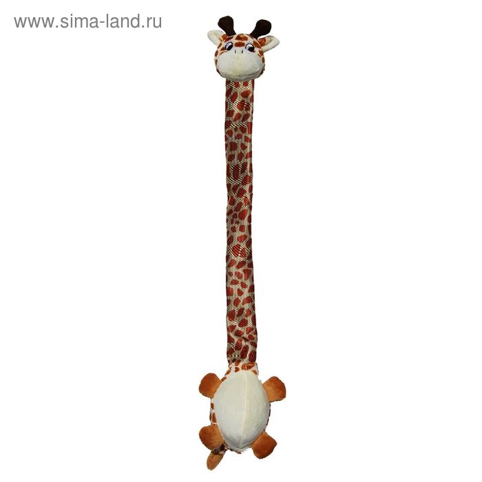 Игрушка Kong  Danglers "Жираф" для собак, с шуршащей шеей, 62 см - Фото 1