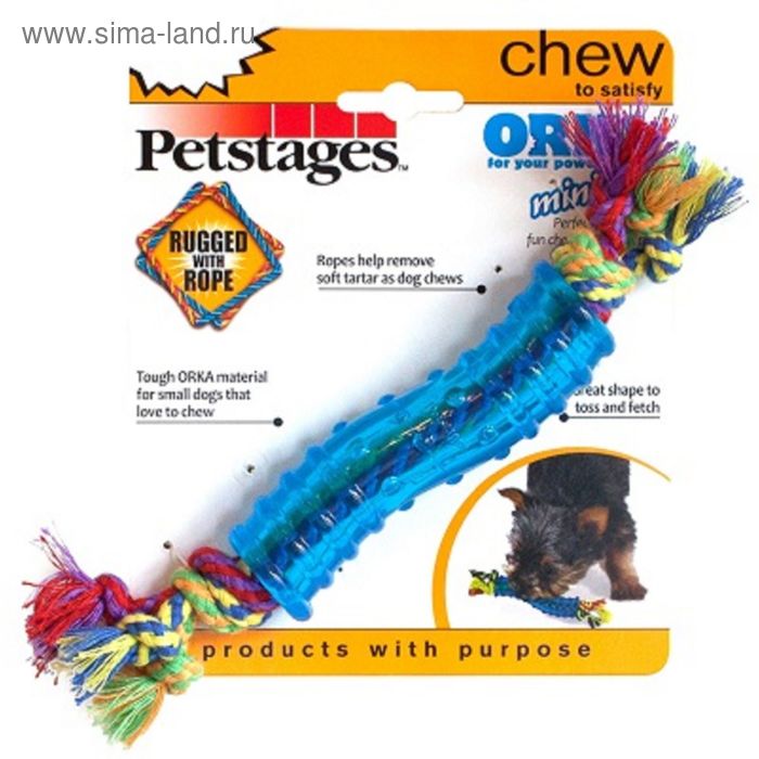 Игрушка Petstages  Mini "ОРКА палочка" для собак, маленькая - Фото 1
