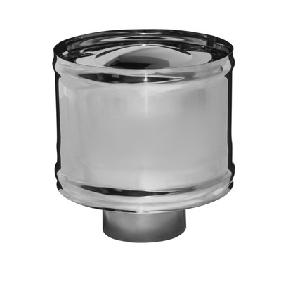 Зонт Феррум нержавеющий 430/0,5 мм, d 115, с ветрозащитой, по воде