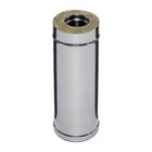 Дымоход утеплённый нержавеющий «Феррум», 430/0.5 мм, оцинкованный d=115/200 мм, L=0.5 м, по воде - фото 22906654