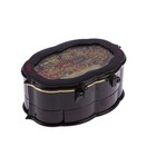 Шкатулка музыкальная «Овал с ящиками», пластик, 8×11.5 см - Фото 4