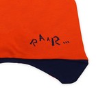 Шапка для мальчика "Дино", размер 48, цвет ярко-оранжевый - Фото 3