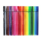 Набор капиллярных ручек (маркеров), 0.4 мм, 24 цвета, тонкая линия - Фото 6