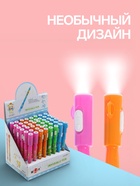 Маркер с невидимыми чернилами Calligrata «Шпион», надпись видно при подсвечивании фонариком, МИКС - Фото 2