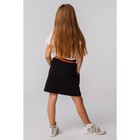 Юбка для девочки "Хохлома", рост 128 см (64), цвет чёрный - Фото 2