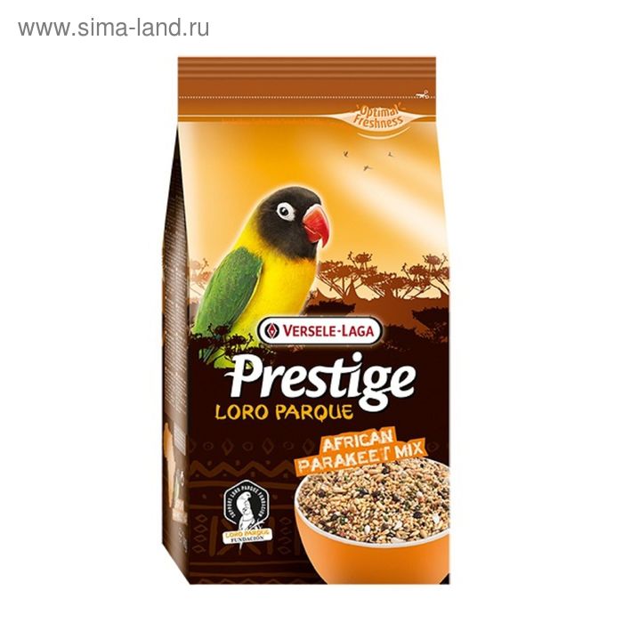 Корм VERSELE-LAGA Prestige African Parakeet Loro Parque Mix для срдн. попугаев, 1 кг. - Фото 1