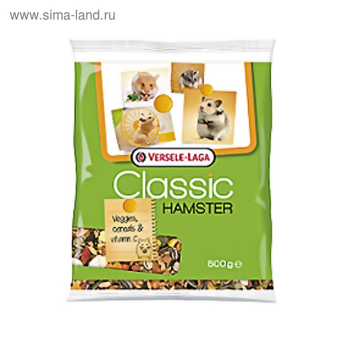 Корм VERSELE-LAGA  Classic Hamster для хомяков, 500 г - Фото 1