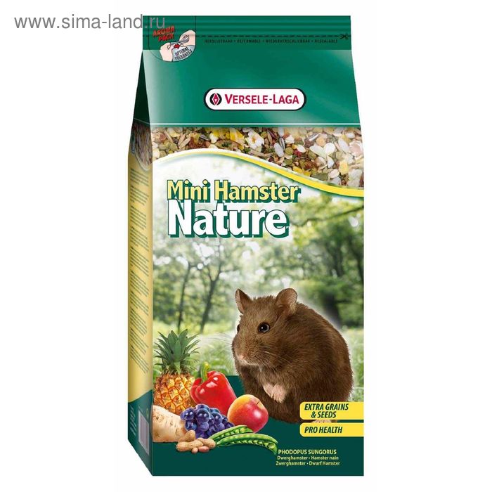 Корм VERSELE-LAGA Nature Mini Hamster для хомяков карликовых, 400 г - Фото 1