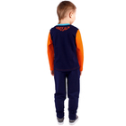 Джемпер для мальчика "Дино", рост 92 см (50), цвет оранжевый/синий (арт. ПДД438067_М) - Фото 2