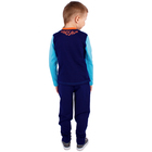 Джемпер для мальчика "Дино", рост 116 см (60), цвет бирюзовый/синий (арт. ПДД438067_Д) - Фото 2