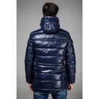 Куртка мужская зимняя, размер 46, цвет синий 150-350 - Фото 3