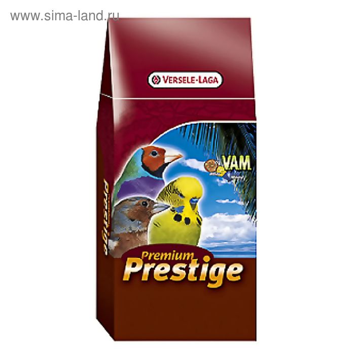 Корм VERSELE-LAGA Prestige PREMIUM Budgies для волнистых попугаев, 20 кг. - Фото 1