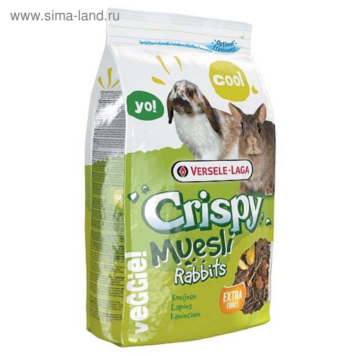 Корм VERSELE-LAGA Crispy Muesli Rabbits для кроликов, 400 г - Фото 1