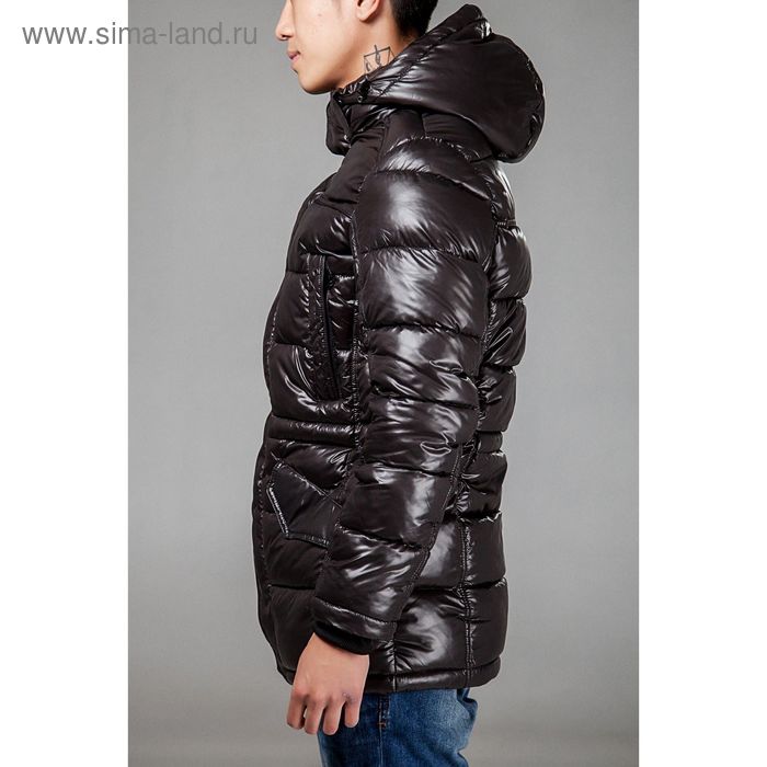 Куртка мужская зимняя, размер 54, цвет чёрный 150-350 - Фото 1