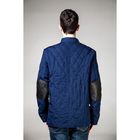 Куртка мужская демисезонная, размер 46, цвет чёрный/синий DG 63-100 - Фото 3