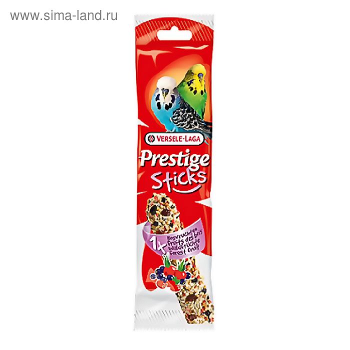 Палочка VERSELE-LAGA Prestige для волнистых попугаев, с лесными ягодами, 1х30 г - Фото 1