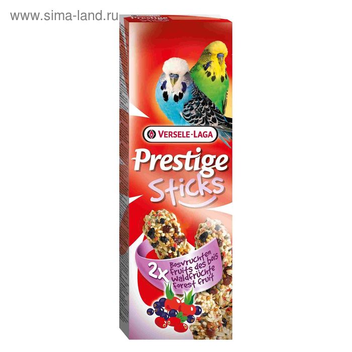 Палочки VERSELE-LAGA Prestige для волнистых попугаев, с лесными ягодами, 2х30 г. - Фото 1