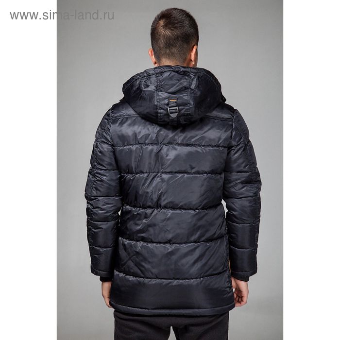 Куртка мужская зимняя, размер 52, цвет чёрный В55-350 - Фото 1