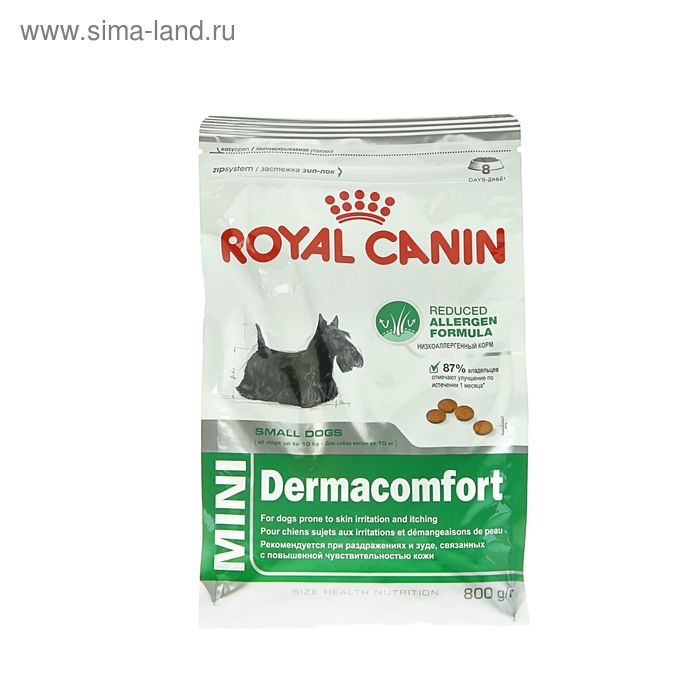 Сухой корм RC Mini Dermacomfort для собак с чувствительной кожей, 800 г - Фото 1