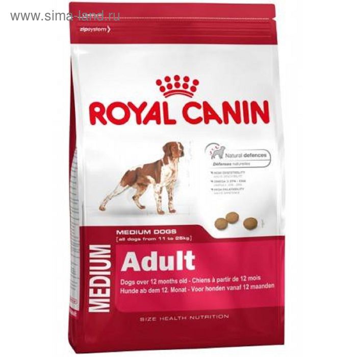 Сухой корм RC Medium Adult для собак, 4 кг - Фото 1