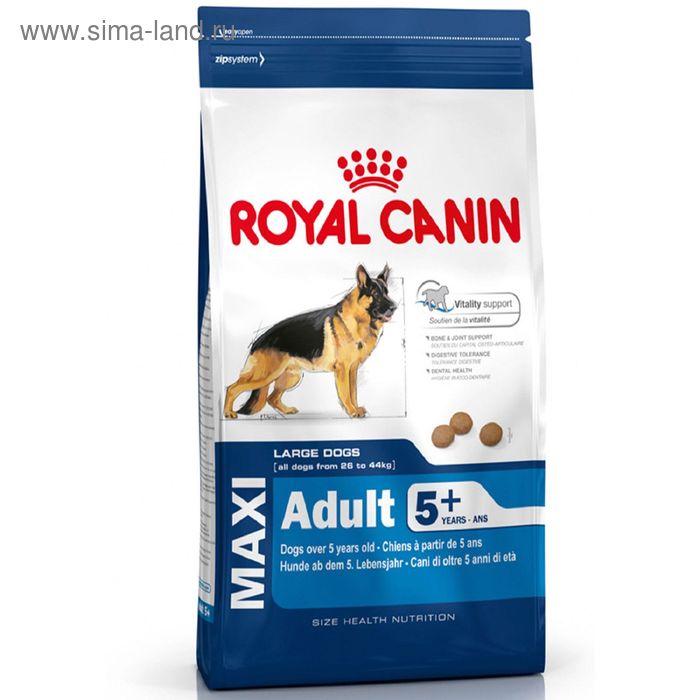 Сухой корм RC Maxi Adult 5+, для крупных собак, 4 кг - Фото 1