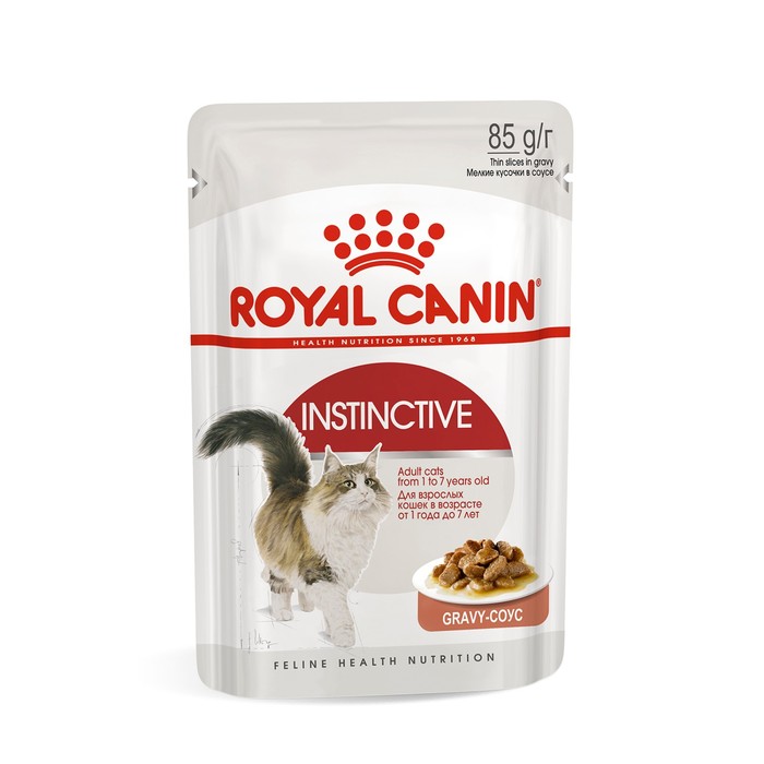 Влажный корм RC Instinctive для кошек, в соусе, пауч, 85 г