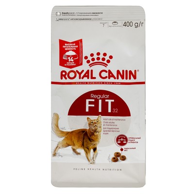 Сухой корм RC Fit для кошек с умеренной активностью, 400 г
