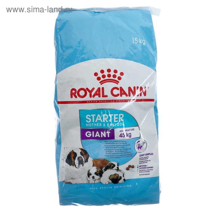 Сухой корм RC Giant Starter для кормящих собак и щенков, 15 кг - Фото 1