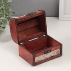 Шкатулка для украшений «Сундучок. Письма из далека», дерево, 12×9×8.5 см - Фото 3