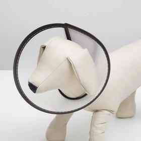 Ветеринарный воротник «Пижон» №6, обхват шеи 32 см, высота 17.5 см