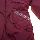Комплект зимний для девочки, рост 110 см, цвет бордовый/сиреневый (арт. Ш-0136) - Фото 6