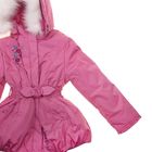 Комплект зимний для девочки, рост 110 см, цвет розовый/бордовый (арт. Ш-0137) - Фото 5