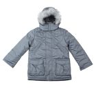 Куртка зимняя для мальчика, рост 134 см, цвет серый (арт. Ш-118) - Фото 1