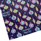 Бумага упаковочная "Сказочного нового года", елочные шарики, 70 х100 см - Фото 3