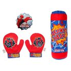 Набор для бокса «Держи удар!», 2 перчатки с грушей, Человек-паук - Фото 1