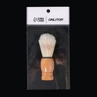 Помазок для бритья, деревянный, бежевый - Фото 7