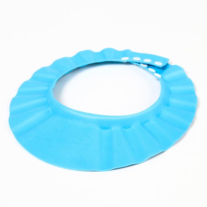 Козырек для купания, размер регулируется, цвет голубой - Фото 1