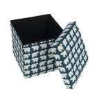 Короб для хранения (пуф) складной "Северные мишки" - Фото 2